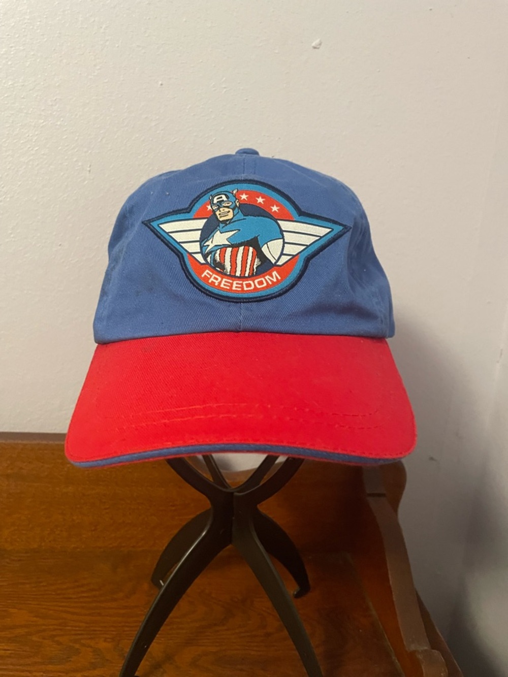 Marvel Captain America Blue and Red Freedom Hat